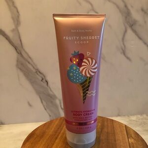 Bath & Body Works Fruity Sherbet Scoop Body Cream (8oz)